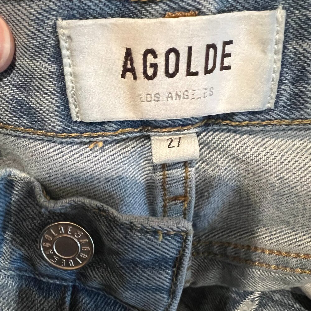 AGOLDE Riley High Rise Straight Crop Size 27 - Picture 3 of 4